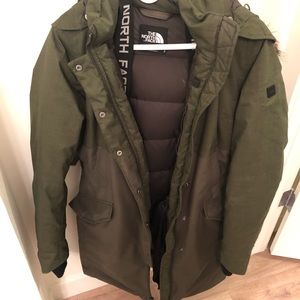 North Face Parka w/ Hood & Removable Fur